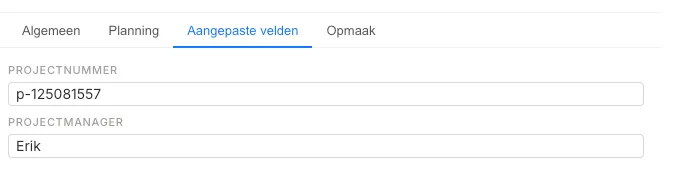 Configure custom properties